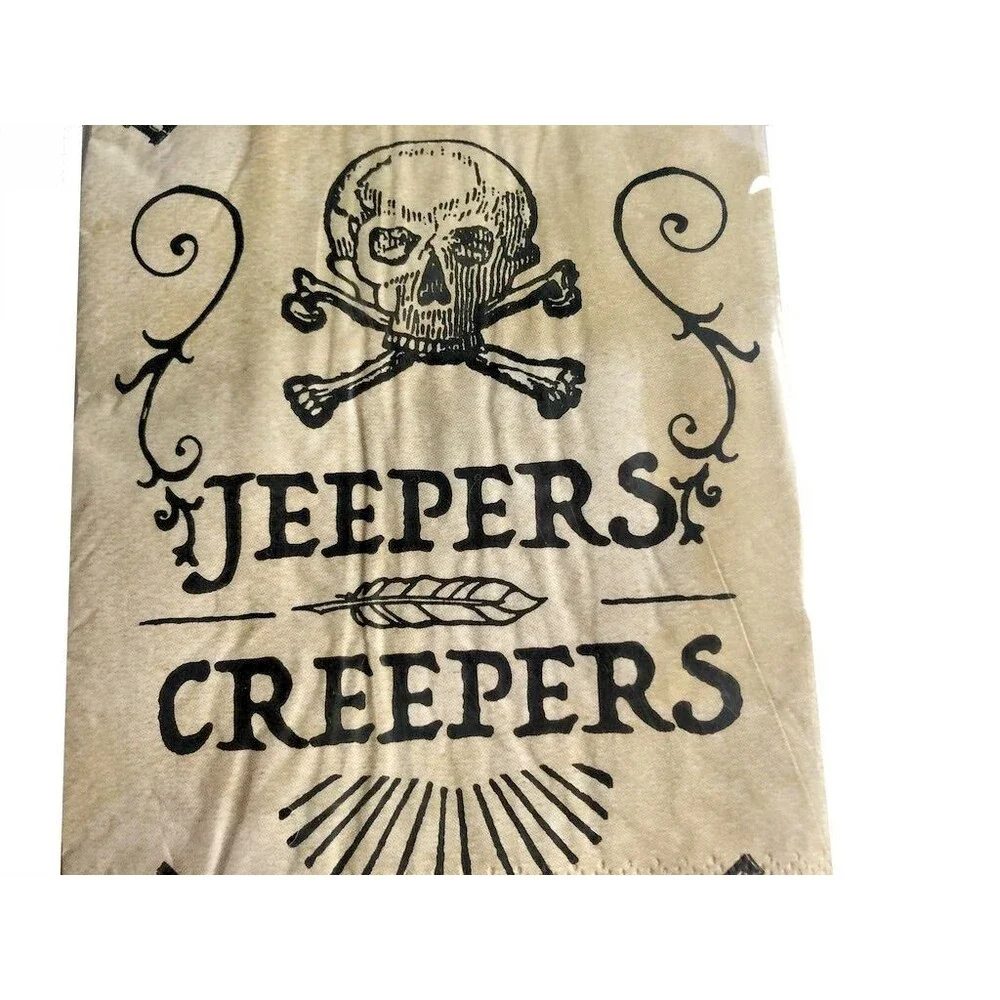 Halloween Dinner Paper Napkins Skull Haunted House Hand Towels 32 Pk Decoupage